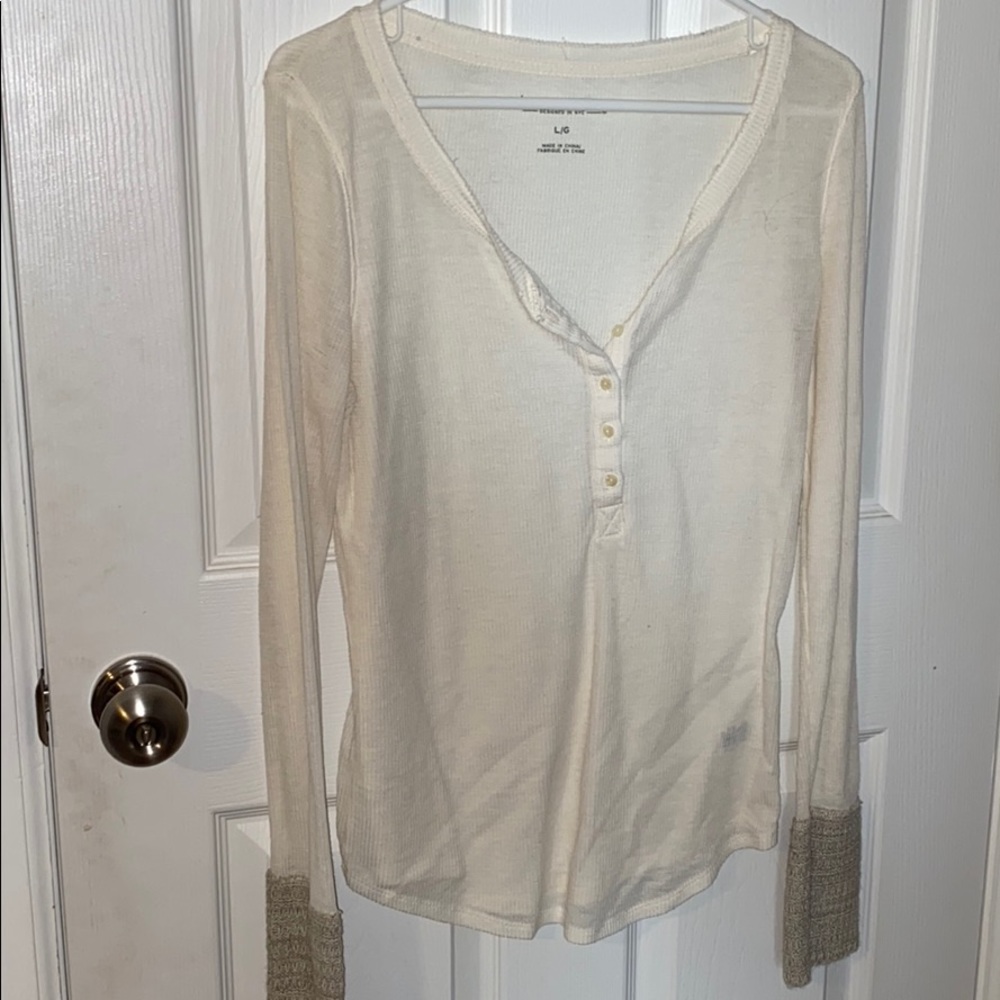 Cream Long Sleeve Thermal